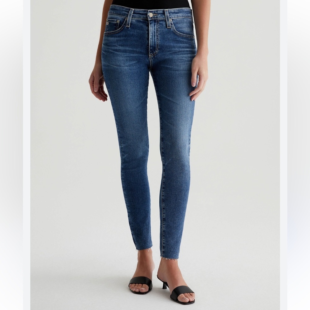 AG Adriano Goldschmied Farrah High-Rise Skinny Jeans
